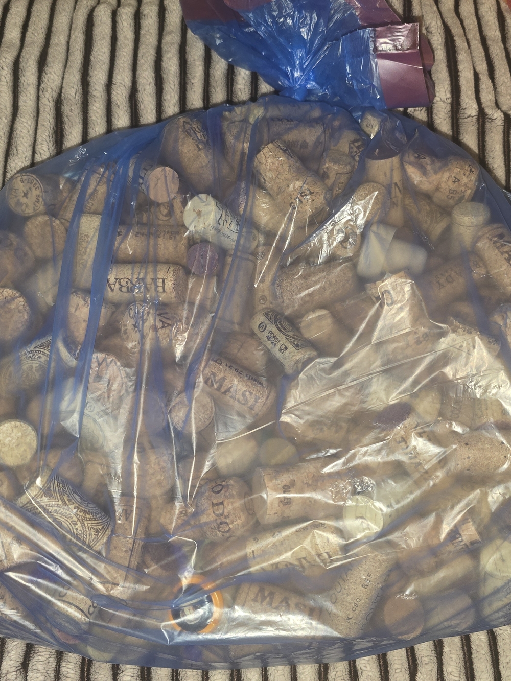 Large Bag of Wine Corks For Crafting or Art Project